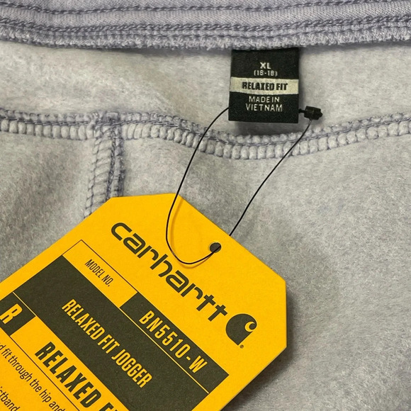 CARHARTT Relaxed Fit‎ Fleece Jogger in Soft Lavender Heather - Picture 8 of 11